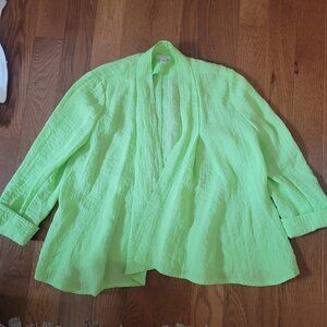 Chico's light green jacket